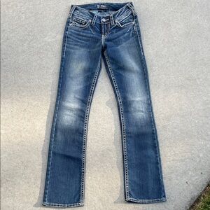 Silver Jeans Women's Straight Leg in Blue